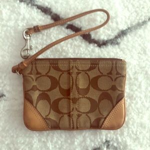 Coach small wristlet